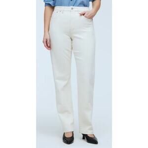 Madewell The Curvy 90s Straight Jean Cream Size 30